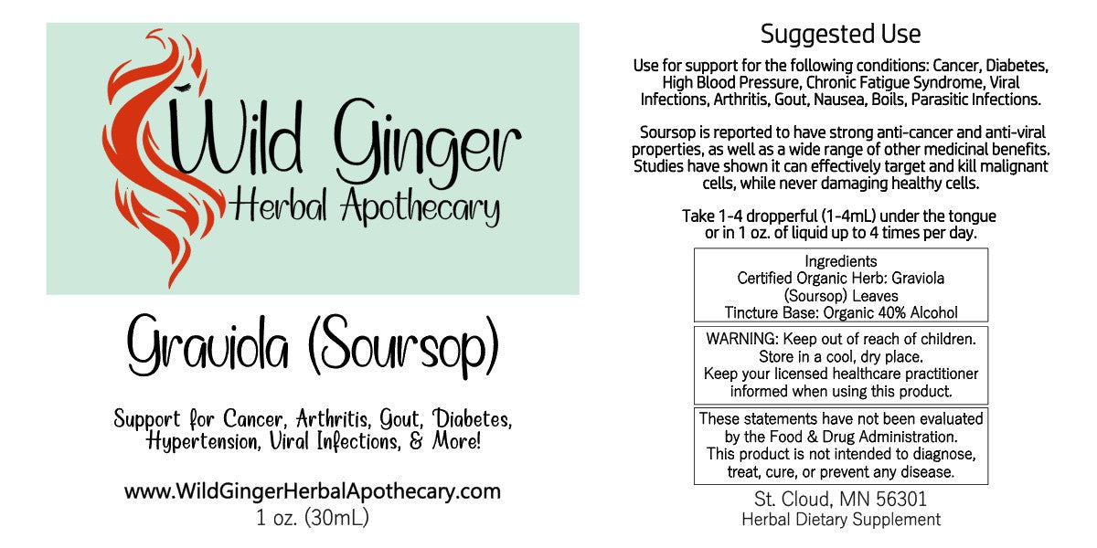Graviola (Soursop) Tincture