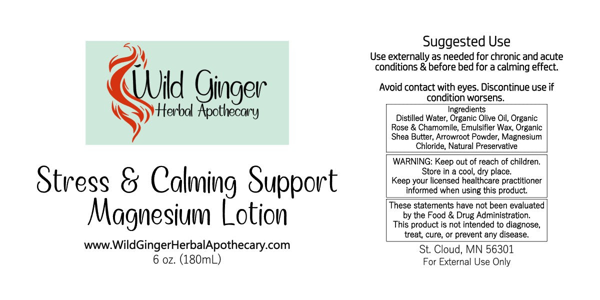 Stress & Calming Support Magnesium Lotion